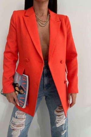 177224 TOPTAN TURUNCU CEKET