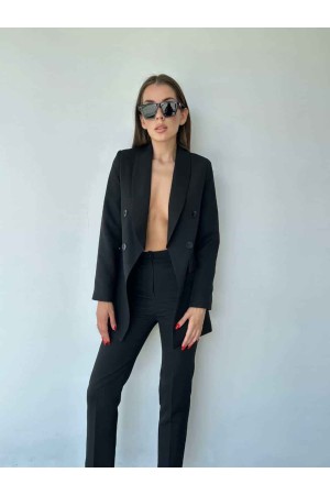 177228 TOPTAN SİYAH PANTOLON TAKIM