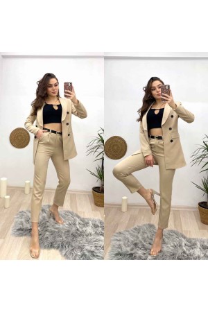 177234 TOPTAN BEJ PANTOLON TAKIM