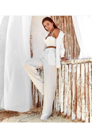 177330 TOPTAN ÇİZGİLİ PANTOLON TAKIM