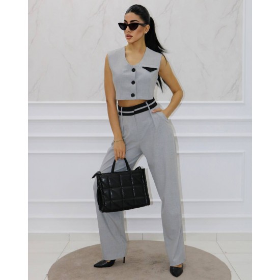 177343 LIGHT GREY Pants suit