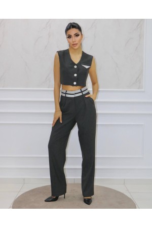 177344 TOPTAN ANTRASİT PANTOLON TAKIM