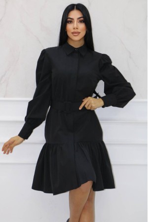 177350 TOPTAN SİYAH ELBİSE