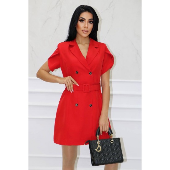 177353 red DRESS