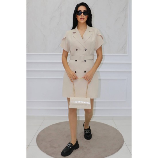 177355 beige DRESS