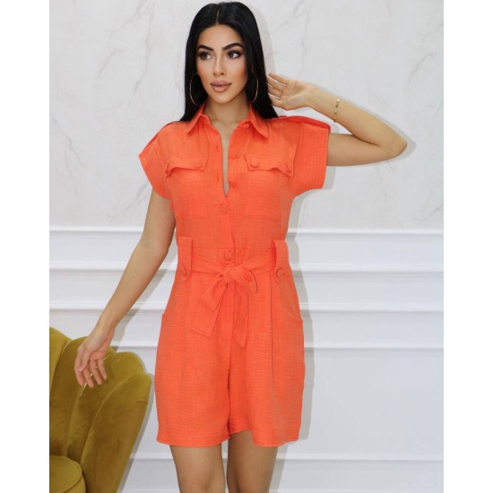 177380 orange OVERALLS