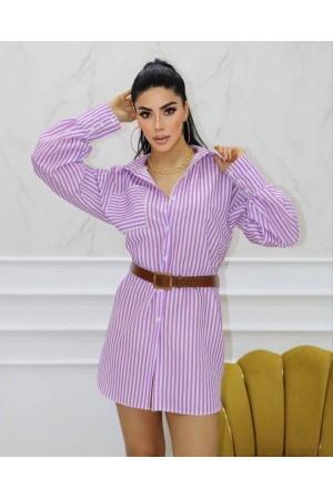 177405 TOPTAN ÇİZGİLİ GÖMLEK