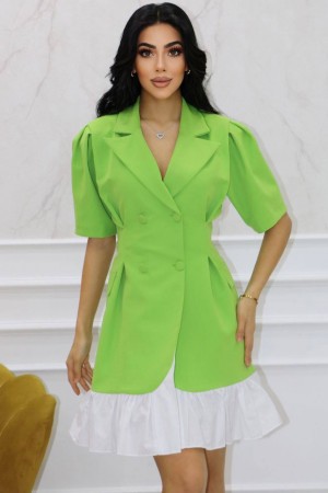 177408 GREEN DRESS