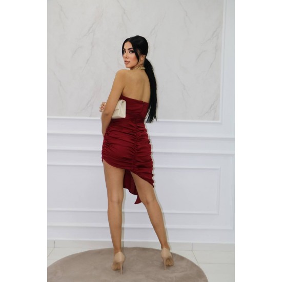 177437 burgundy Evening dress