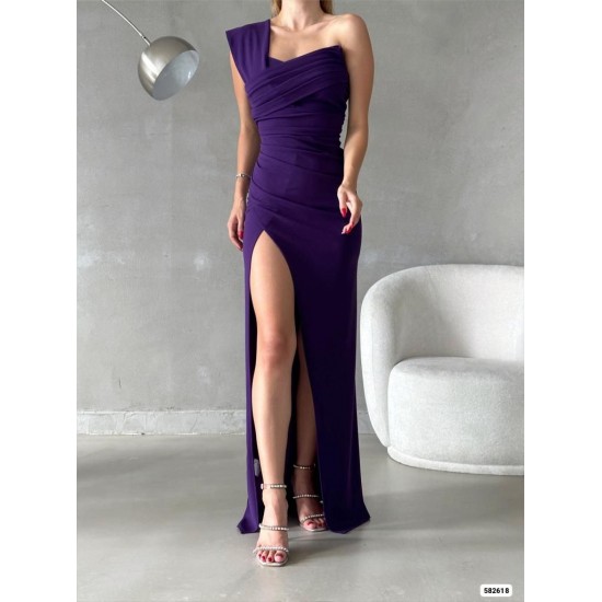 177718 purple Evening dress