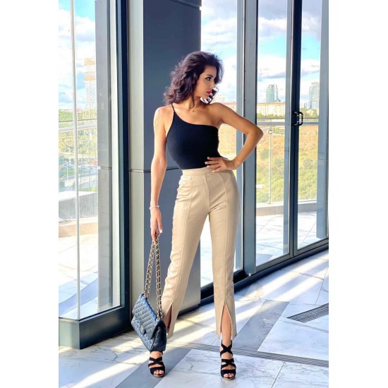 178119 beige TROUSERS