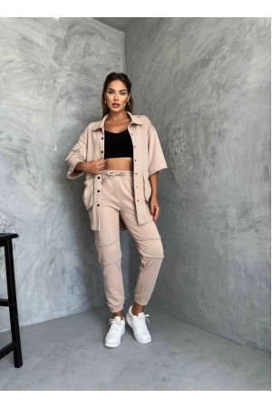 178601 TOPTAN BEJ PANTOLON TAKIM