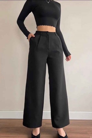 178603 TOPTAN SİYAH PANTOLON