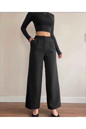 178603 TOPTAN SİYAH PANTOLON