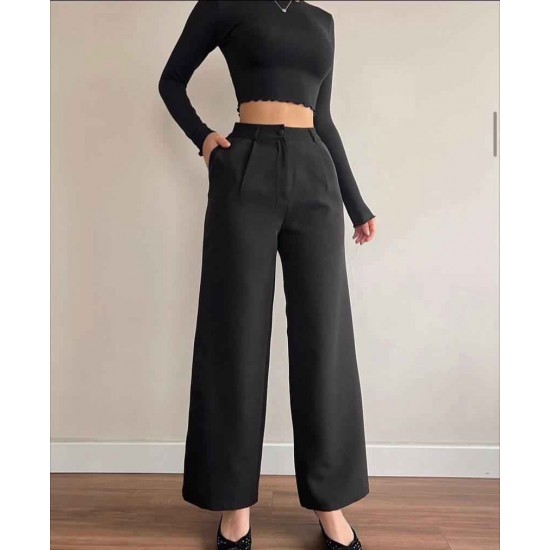 178603 TOPTAN SİYAH PANTOLON