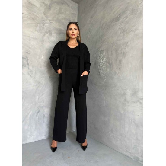178618 black Pants suit