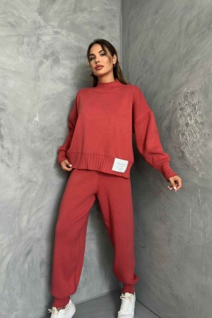 178623 TOPTAN NAR ÇİÇEĞİ PANTOLON TAKIM