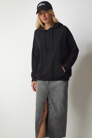 178804 TOPTAN SİYAH SWEAT