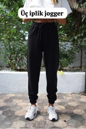 178812 TOPTAN SİYAH EŞOFMAN ALTI