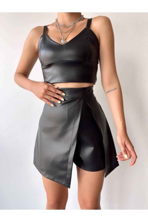 179533 black SHORT SKIRT