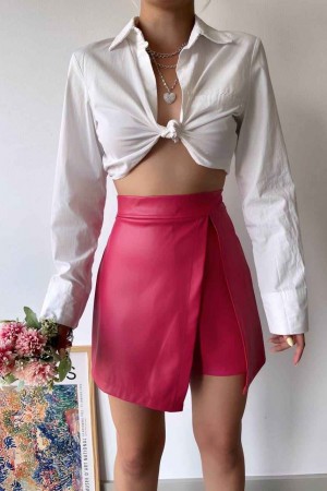 179536 fuchsia SHORT SKIRT