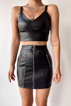 179538 TOPTAN SİYAH ETEK