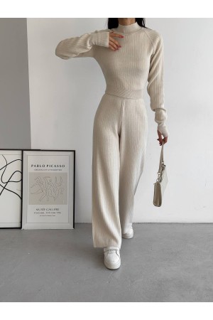 180007 TOPTAN BEJ PANTOLON TAKIM