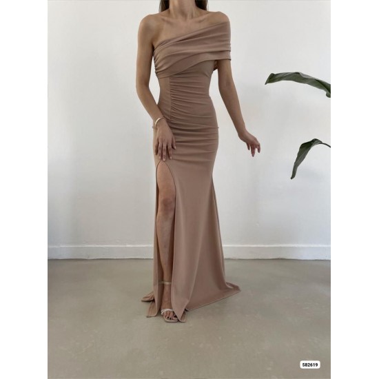 180056 beige Evening dress