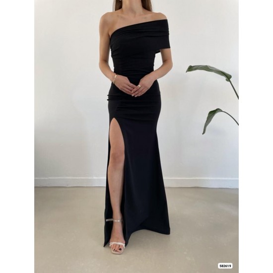 180057 black Evening dress