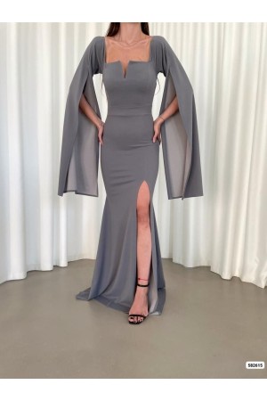 180064 TOPTAN GRİ ABİYE