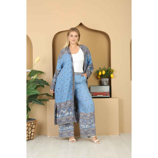 180124 TOPTAN DESENLİ PANTOLON TAKIM