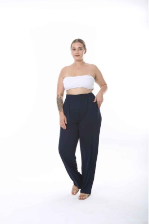 180132 Navy blue TROUSERS