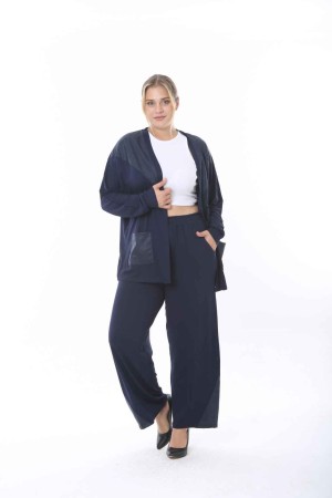 180136 TOPTAN LACİVERT PANTOLON TAKIM