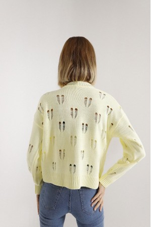 180662 yellow CARDIGAN