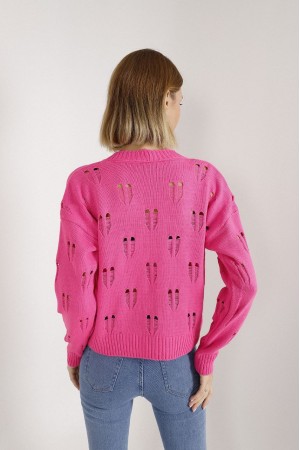 180664 fuchsia CARDIGAN