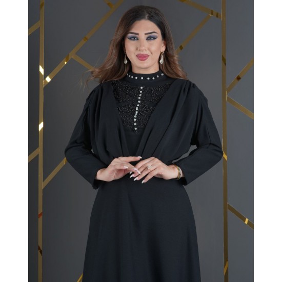 181008 black Evening dress