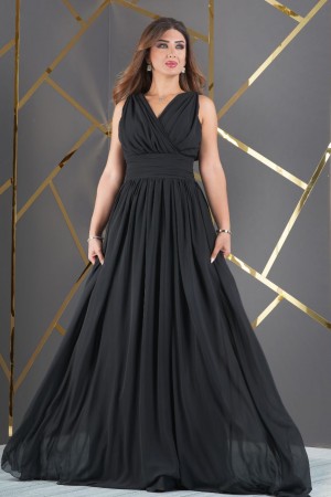 181011 black Evening dress