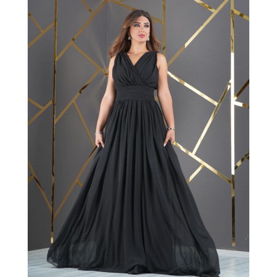 181011 black Evening dress