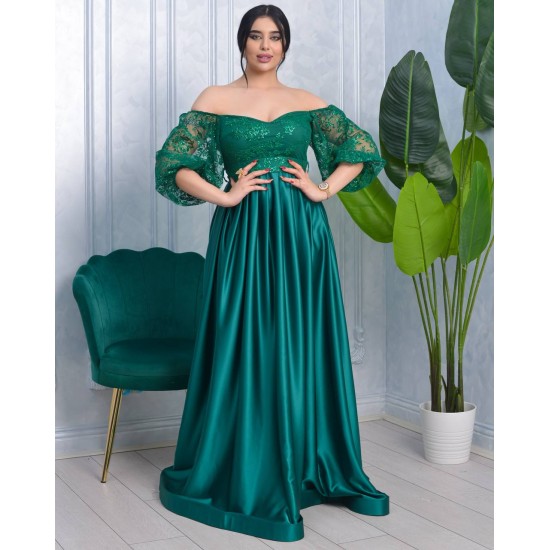 181039 Emerald Green Evening dress
