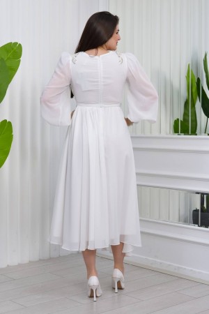 181050 white Evening dress