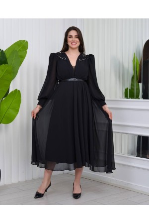 181051 TOPTAN SİYAH ABİYE