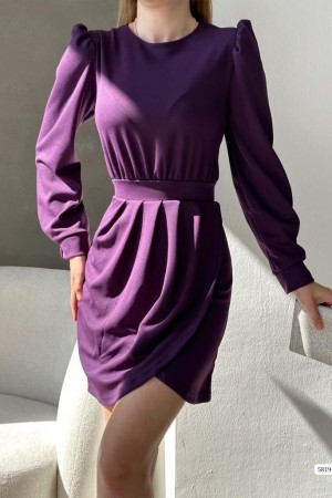 181087 TOPTAN MOR ELBİSE