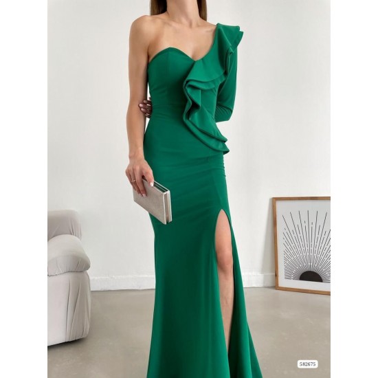 181102 Emerald Green Evening dress