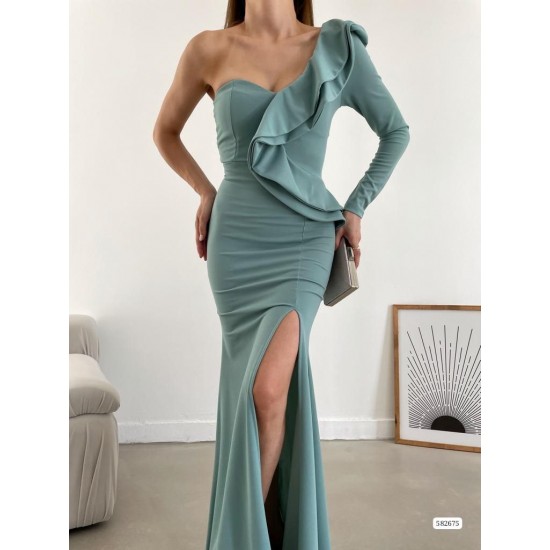 181103 Water is green Evening dress