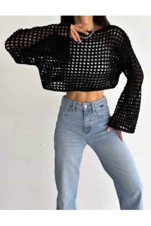 181367 TOPTAN SİYAH BLUZ