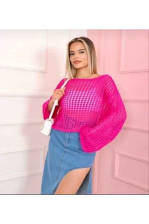 181370 TOPTAN FUŞYA BLUZ