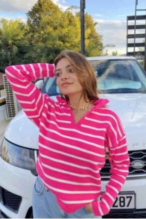 181375 TOPTAN FUŞYA KAZAK