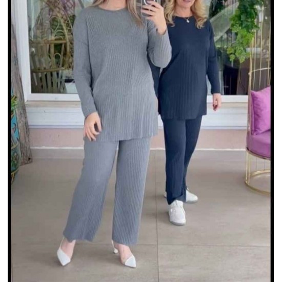 181379 TOPTAN GRİ PANTOLON TAKIM