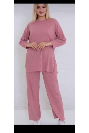 181382 TOPTAN PEMBE PANTOLON TAKIM