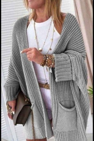 181389 Grey CARDIGAN